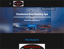 Tablet Screenshot of charlestonrugcleaning.com